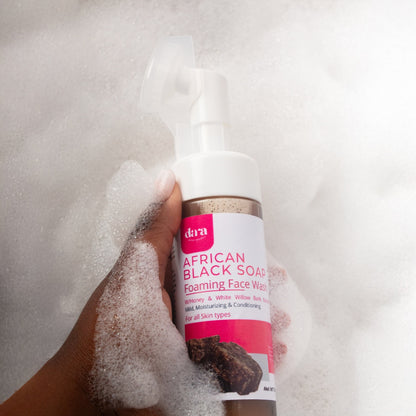 Dara Bodyworks- Black Soap Foaming Facial Cleanser